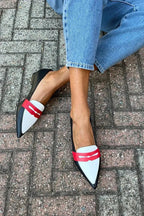 Lena™ | Two-Tone Pointed Comfort Slippers