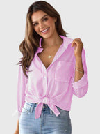 Clara | Collared Neck Shirt