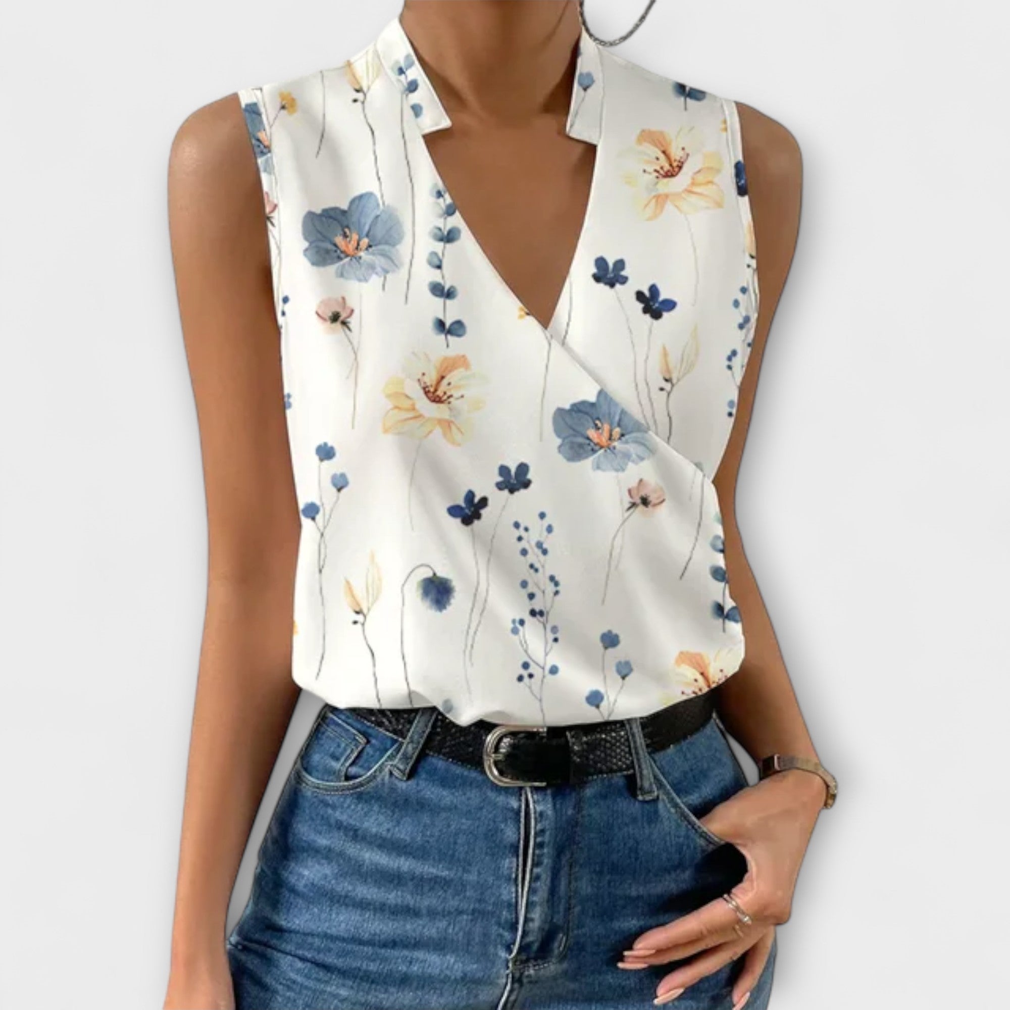 Clara | Elegant V-neck Top