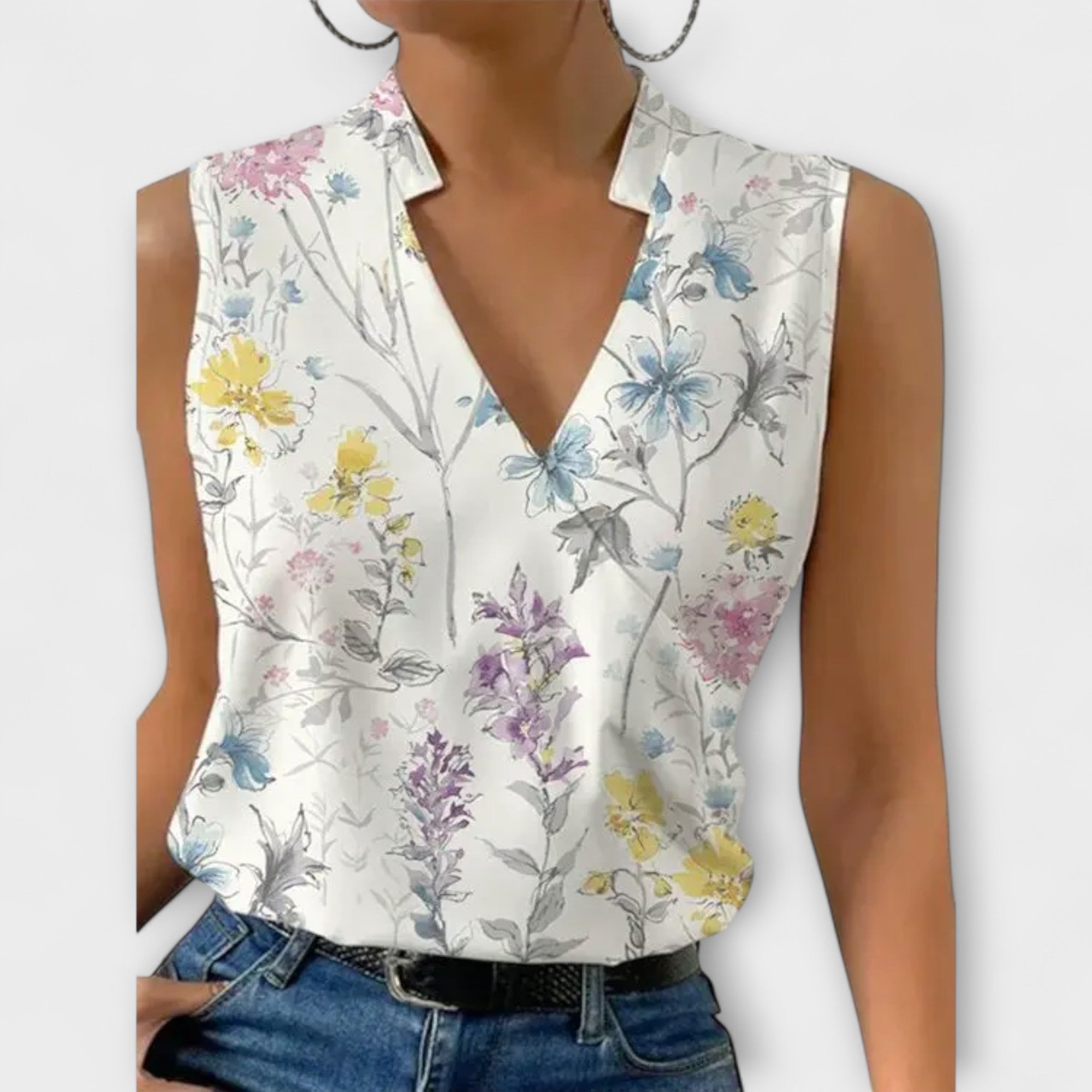 Clara | Elegant V-neck Top