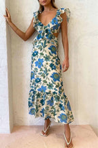 Yafit™ | Floral Ruffle Dress