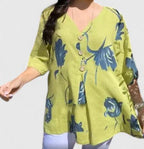 Clara | Elegant Floral Print Blouse