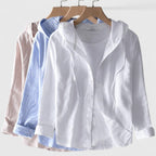 Clara | Elegant Hooded Blouse