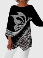 Clara | Elegant Crew Neck Top