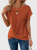 Clara | Elegant Blouse with Crew Neck